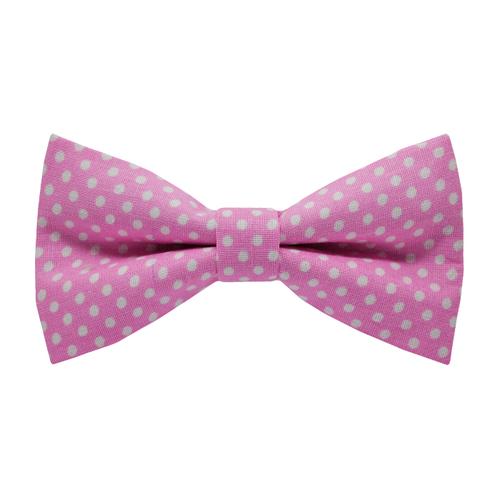 Fehér pöttyös, pink 